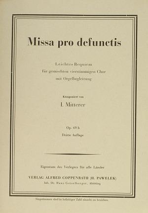 Missa pro defunctis