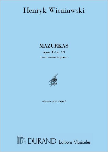 Wieniawski: Mazurkas Violon-Piano