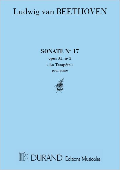 Beethoven: Sonate En Re Mineur Op 31 N 2 N 17 Piano