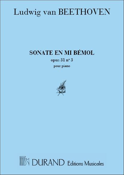 Beethoven: Sonate En Mi B Majeur Op 31 N 3 N 18 Piano