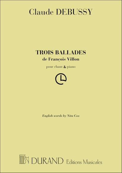 Claude Debussy: Ballades Villon Cht-Piano 
