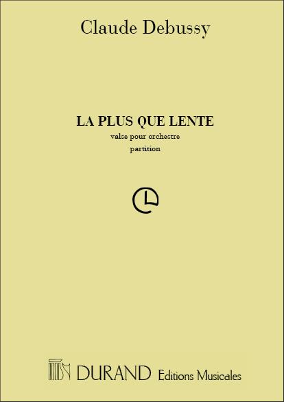 Claude Debussy: Plus Que Lente Partition 