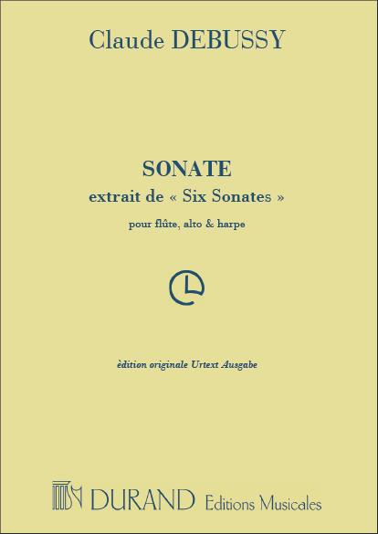 Claude Debussy: Sonate Flute-Alto-Harpe Materiel