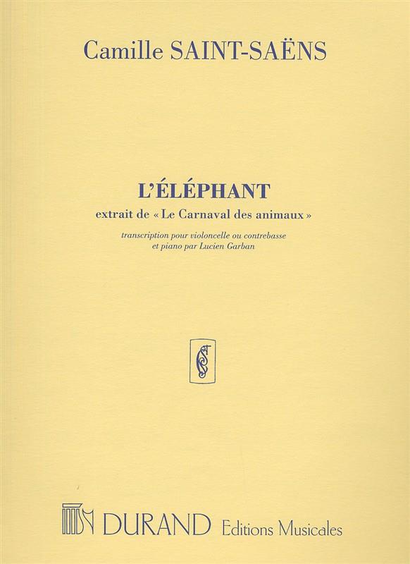 Saint-Saens: L'Elephant (Cello and Piano)