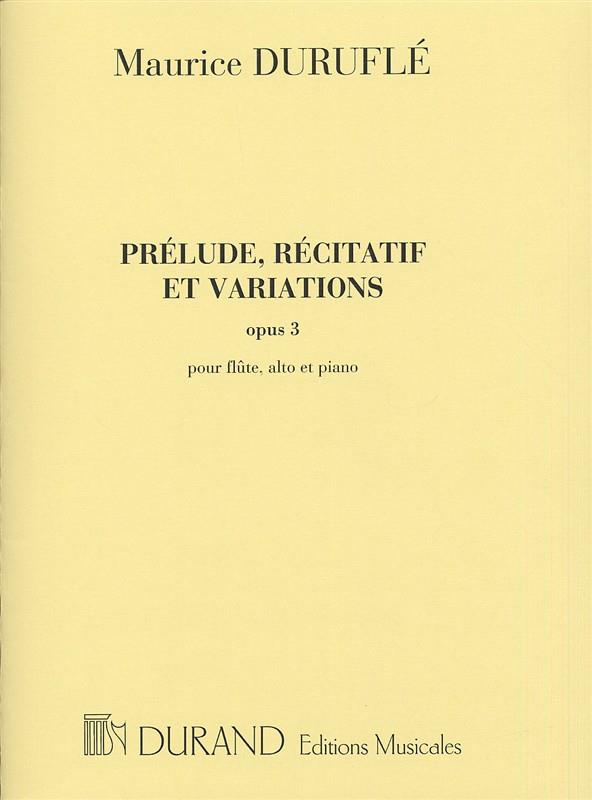 Prélude, Récitatif et Variations Opus 3