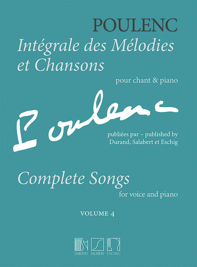 Poulenc: Complete Songs 4
