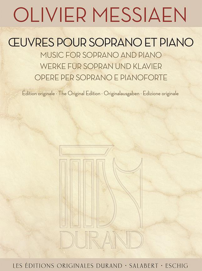 Olivier Messiaen: Oeuvres pour Soprano et piano