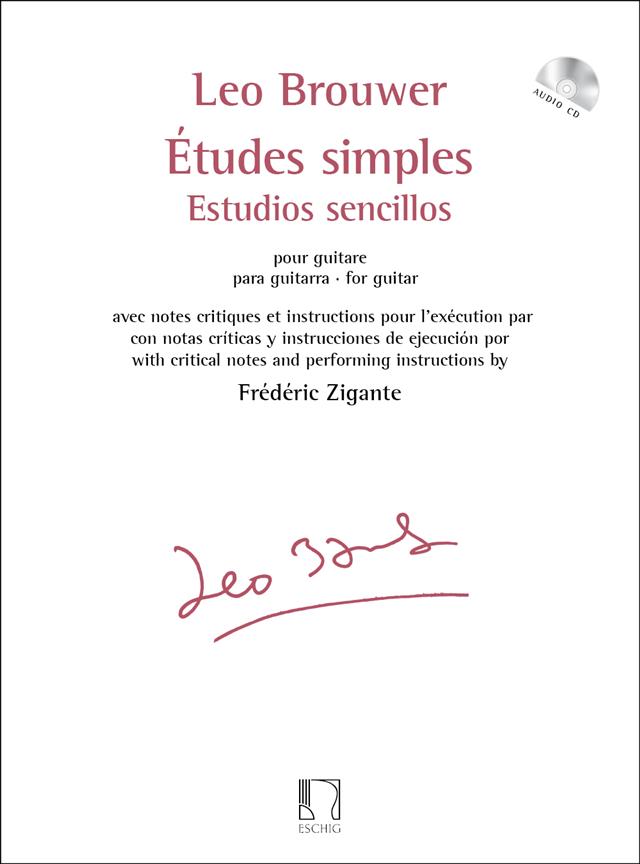 Leo Brouwer: Etudes simples - Estudios sencillos