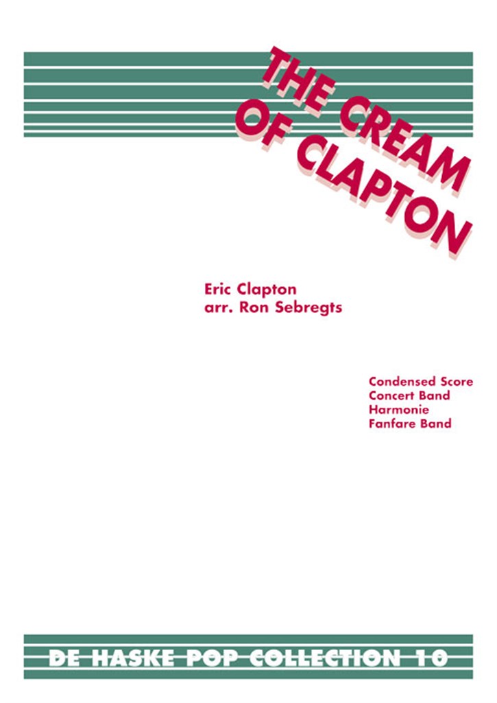 The Cream of Clapton (Partituur Harmonie Fanfare Brassband)