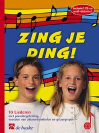 Zing je ding! (docentenpakket)(10 liederen, met pianobegeleiding, voorzien van ak)