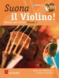 Suona il Violino! Vol. 2(Metodo per Violino Volume 2)