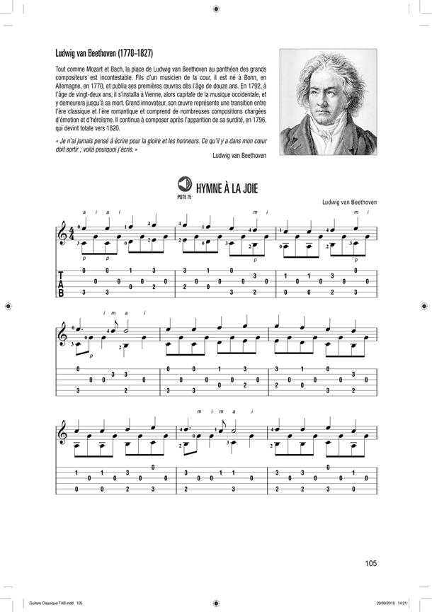 Guitare classique - Édition avec tablature