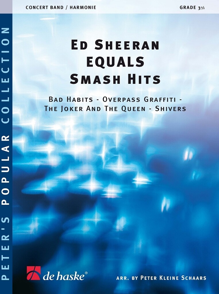 <b>Ed</b> <b>Sheeran</b> Equals Smash Hits (Partituur Harmonie)