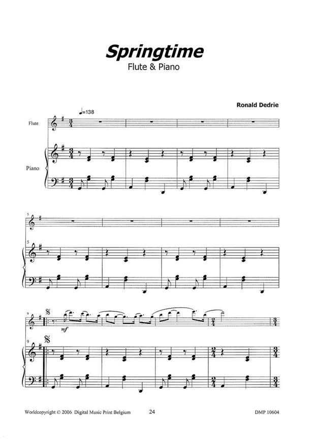 8 Easy Pieces for Flute and Piano