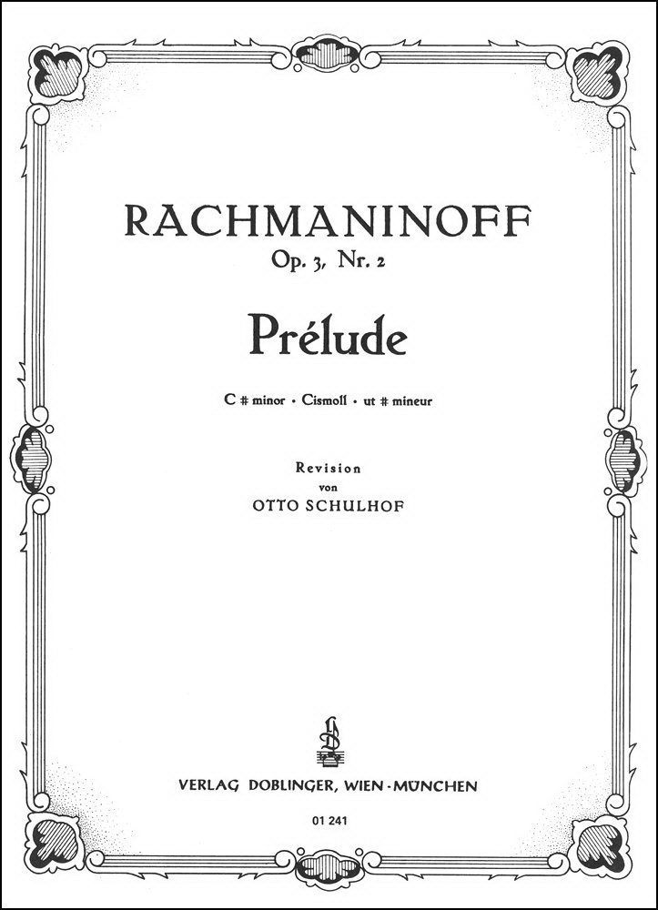 Prelude cis-moll op. 3/2