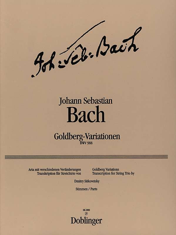 Bach: Goldberg Variationen BWV988