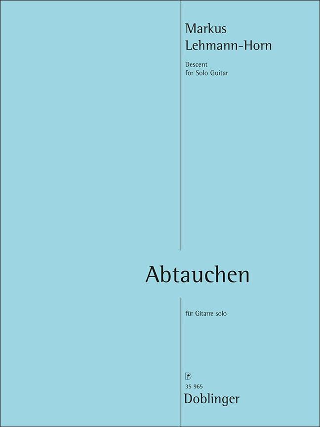 Abtauchen Für Gitarre Solo