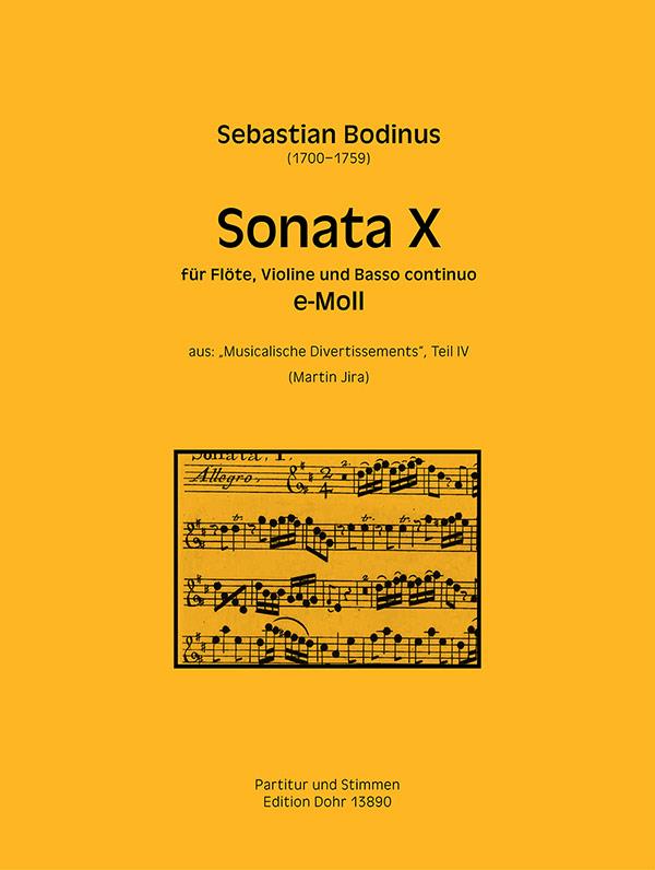Sonata X E minor