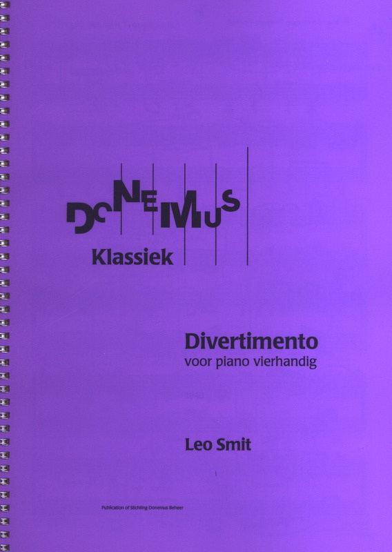 Leo Smit: Divertimento: piano vierhandig, 1940