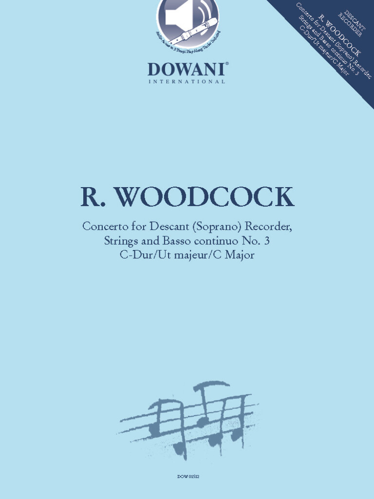 Woodcock: Concerto for Descant (Soprano) Recorder