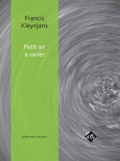 Francis Kleynjans: Petit air à varier, opus 256