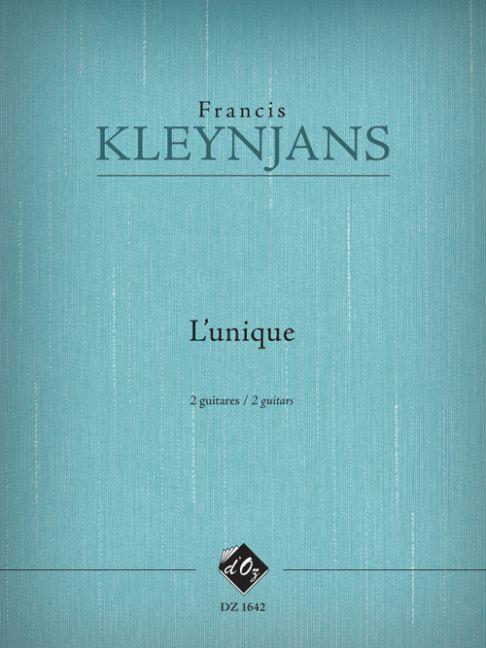 Francis Kleynjans: L'unique, opus 270