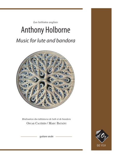 Hoborne, Anthony: Music for lute and bandora, vol. 1