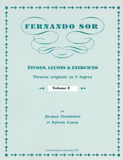 Fernando Sor: Études, leçons et exercices, vol. 2