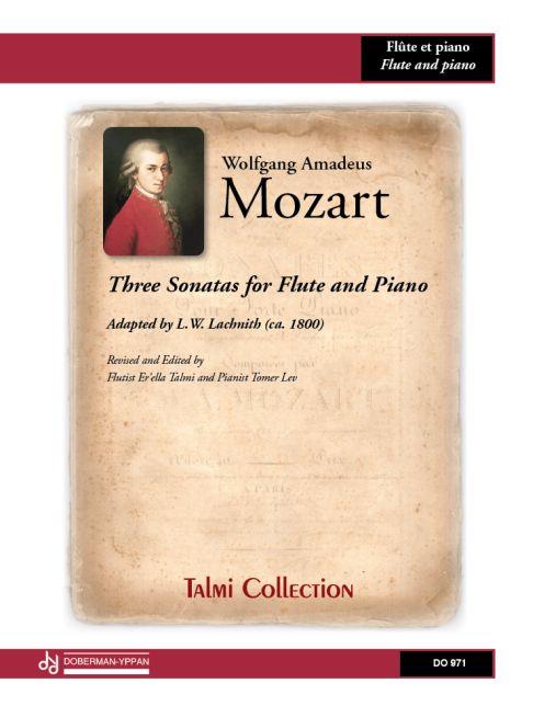 Mozart: Three Sonatas for Flute and Piano