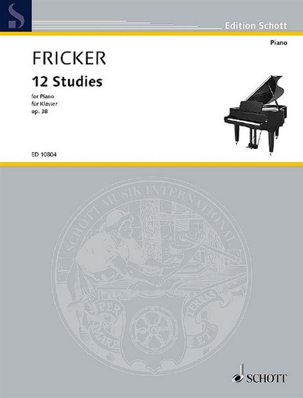 Fricker: 12 Studies op. 38