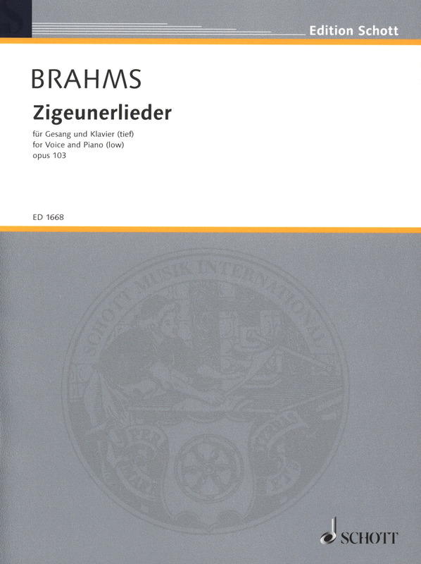 Johannes Brahms: Zigeunerlieder Op.103