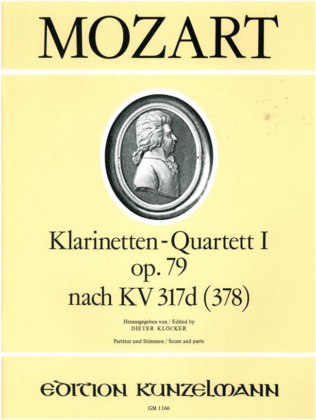 Mozart: Klarinetten-Quartett Nr. 1 Op. 79