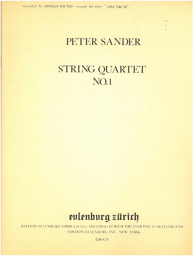 Streichquartett Nr. 1