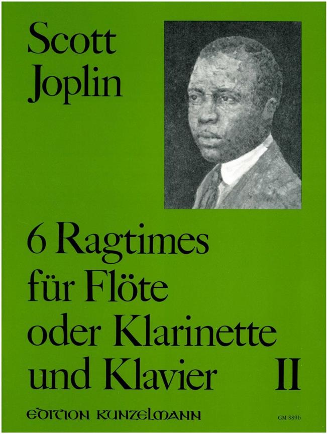 6 Ragtimes Für Flöte und Klavier – Band Ii