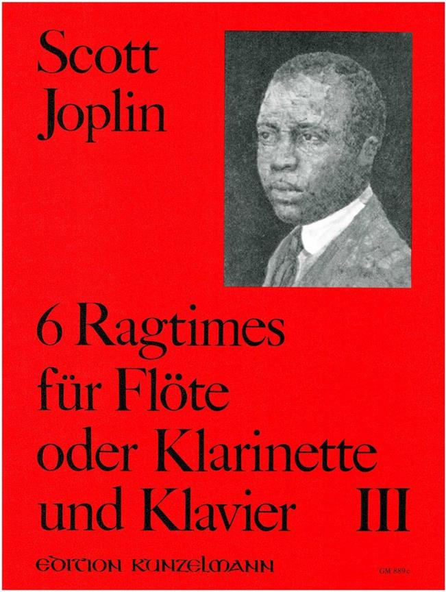 6 Ragtimes Für Flöte und Klavier – Band Iii