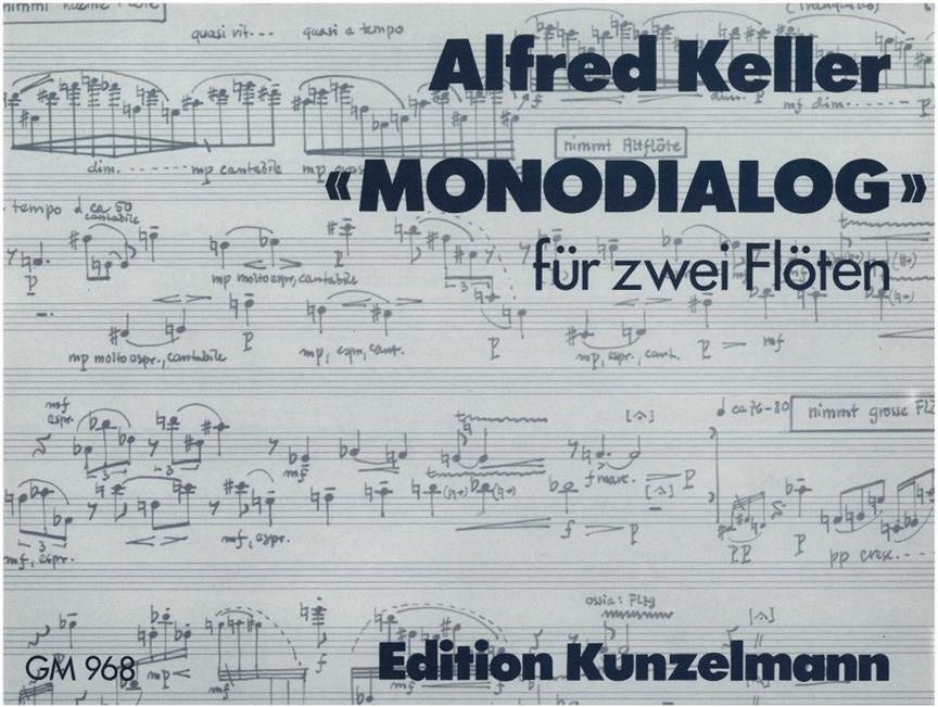 Monodialog Für 2 Flöten