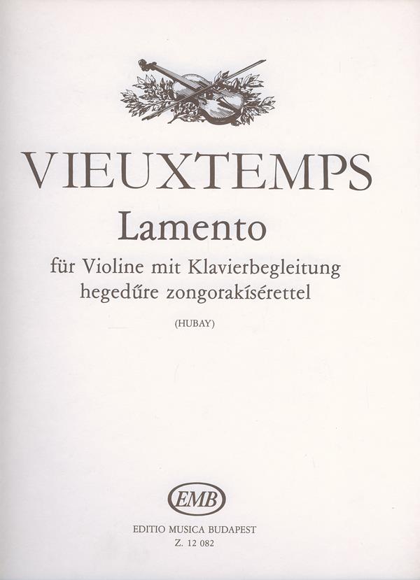 Henry Vieuxtemps: Lamento