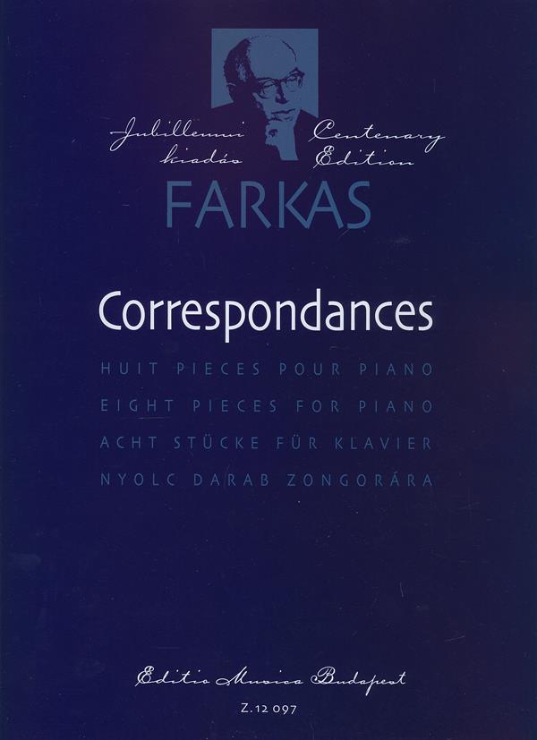 fuerenc fuerkas: Correspondances 8 Klavierstücke(8 Klavierstücke)