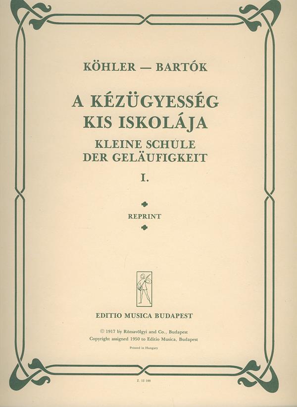 Louis Köhler: Kleine Schule der Geläufigkeit I op. 242