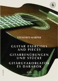 László Szendrey-Karper: Gitarrenübungen und Stücke VI