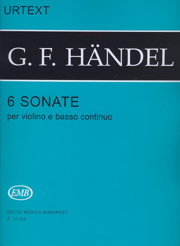 Georg Friedrich Händel: 6 sonate per violino e basso continuo