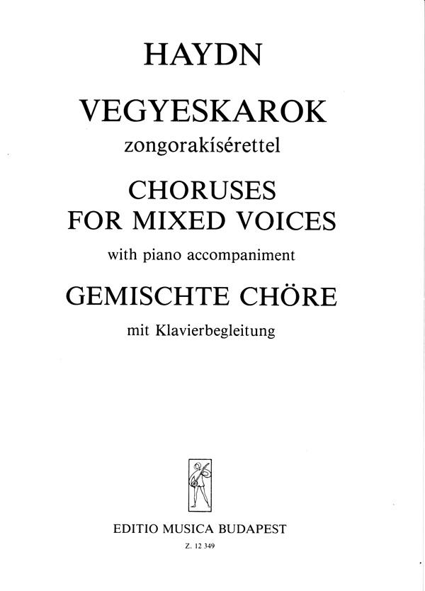 Joseph Haydn: Gemischte Chöre (Opernausschnitte) mit Klavierbe(mit Klavierbegleitung)