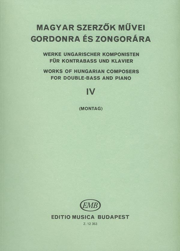 Werke Ungarischer Komponisten(für Kontrabass und Klavier)