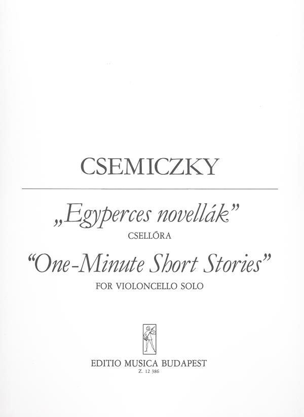 Miklós Csemiczky: One-minute Short Stories