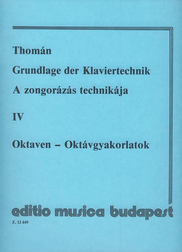 István Thomán: Grundlage der Klaviertechnik(Oktaven)