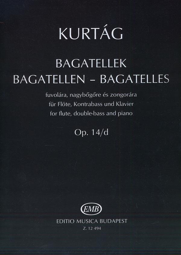 György Kurtág: Bagatellen op. 14d(für Flöte, Kontrabass und Klavier)