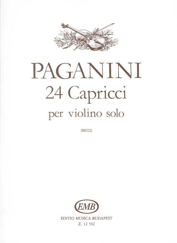 Paganini: 24 capricci per violino solo