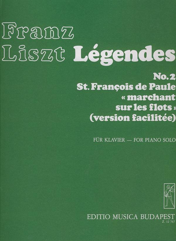Liszt: Legendes No. 2 (facilitée version)