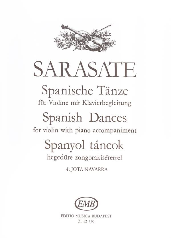 Pablo Sarasate: Spanish Dances for Violin 4