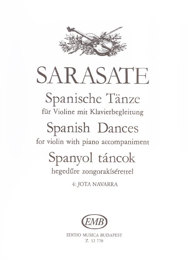 Pablo Sarasate: Spanish Dances for Violin 4